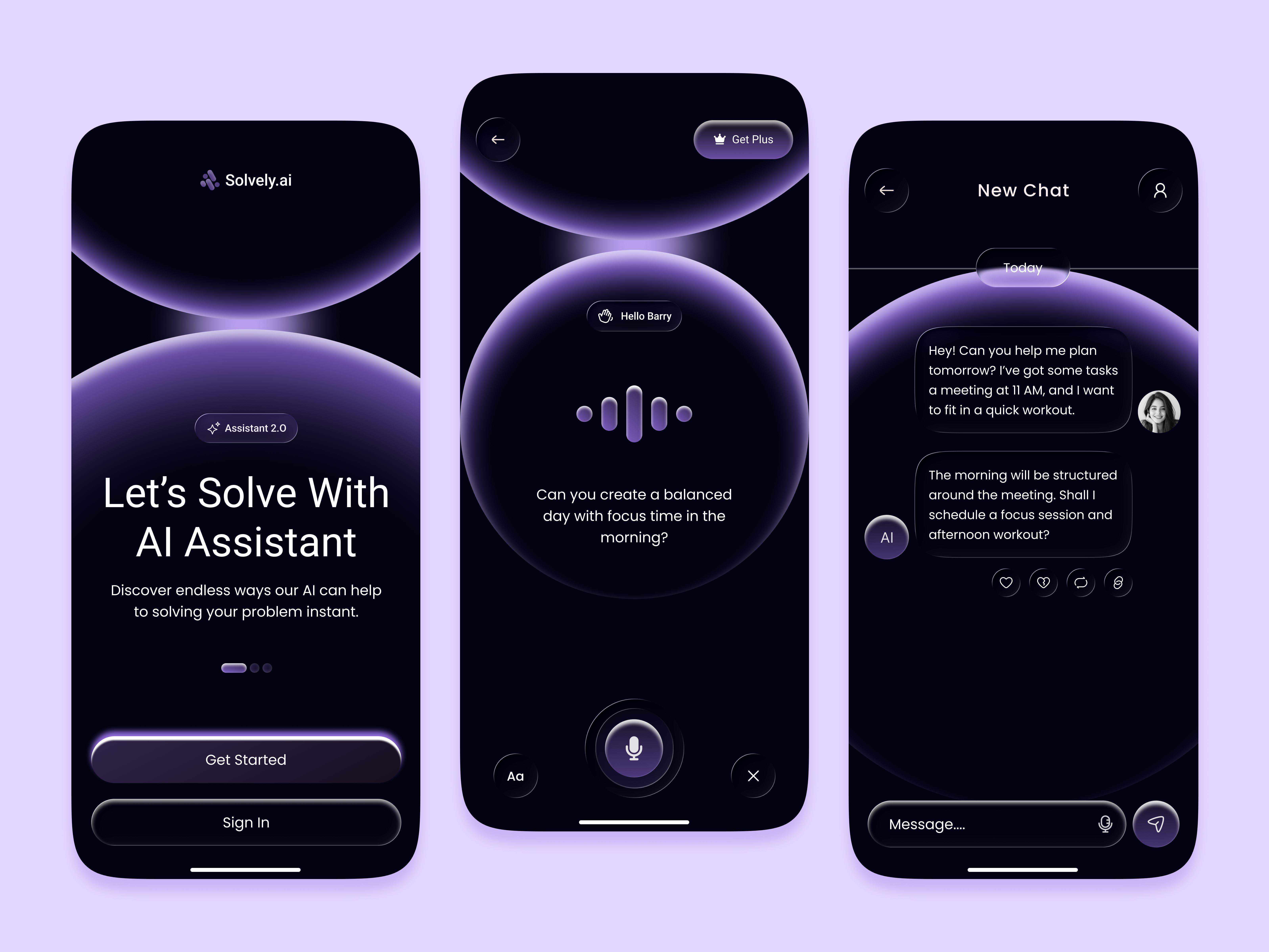 Example of Ai Assistant App Design And Development
