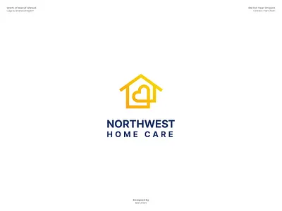 NorthWest Home Care Logo Design adobe illustrator brand identity brand logo branding guidelines branding mockup custom logo dribbble healthcare home logo design logo design branding logo designer logo presentation logomark logos logotype marufiam modern logo visual identity