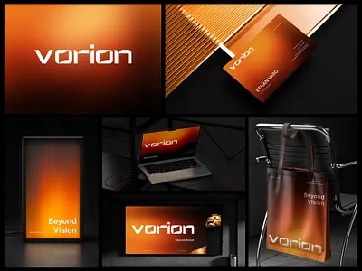 Vorion Logo & Branding ai brand brand identity branding futuristic identity letter v logo logo design logotype mark minimal modern print tech technology v v logo visual branding visual identity