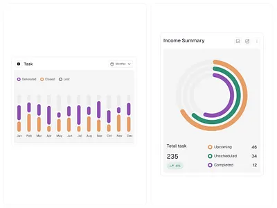 Finance data summary ai bank clean data database finance fintech minimal saas ui web3