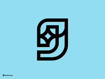 J Star Logo brand identity brand mark costom letter creative j initial jjj letter j lettermark logo mark logodesign naturel star symbol type