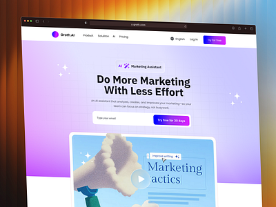 AI Marketing Assistant Website Design ai assistant ai assistant website design ai marketing landing page landingpage marketing assistant marketing website design social media ai social media ai marketing web design webdesign website website design