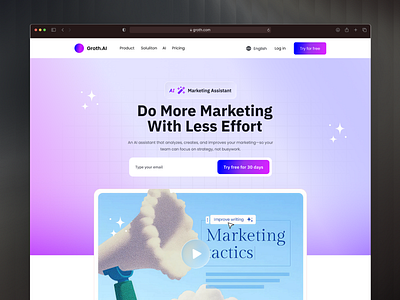 AI Marketing Assistant Website Design ai assistant ai assistant website design ai marketing landing page landingpage marketing assistant marketing website design social media ai social media ai marketing web design webdesign website website design