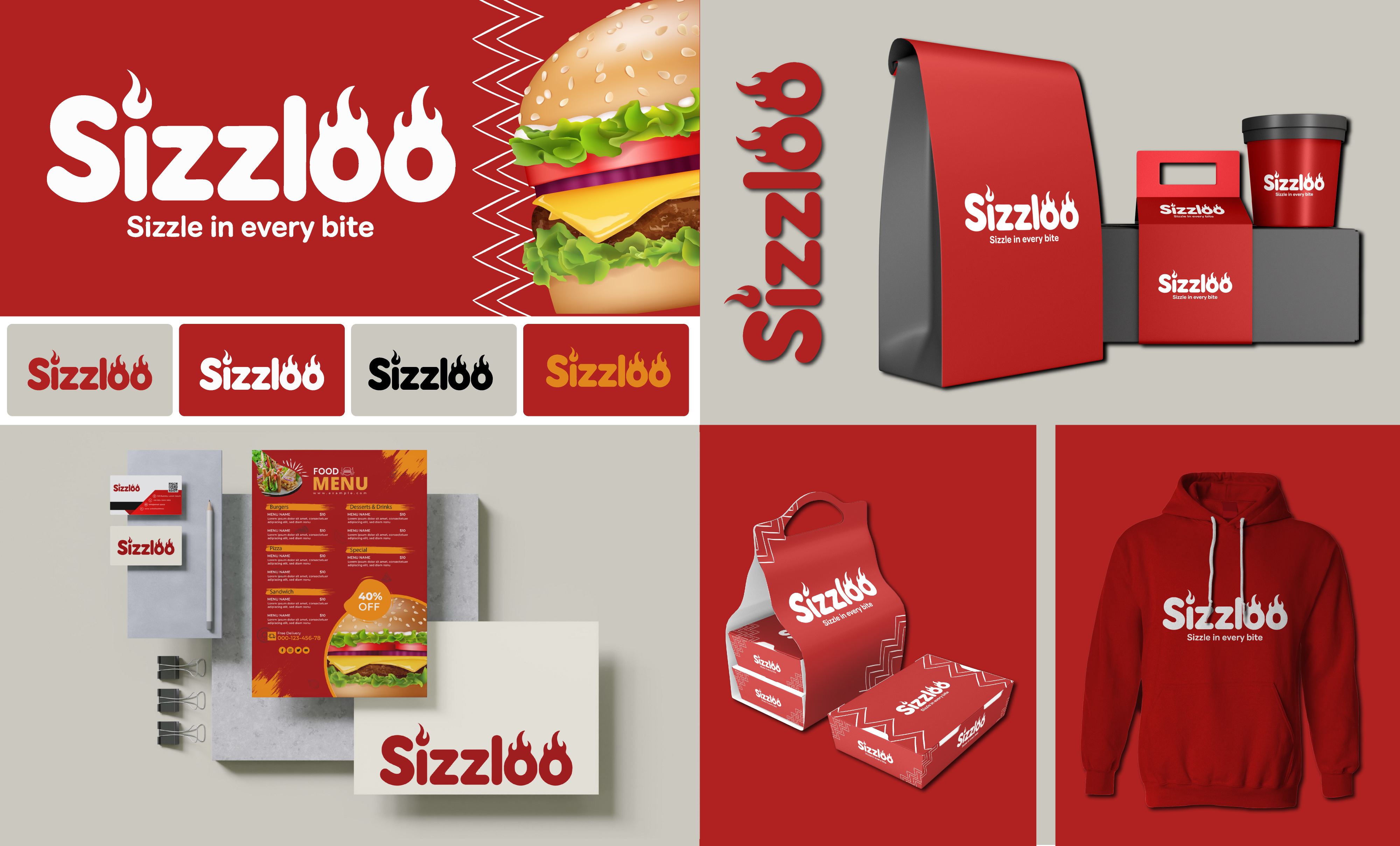 Example of Complete Restaurant Branding