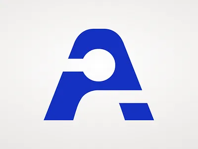 AVTR Med icon letter a logo logomark node retro robot technology