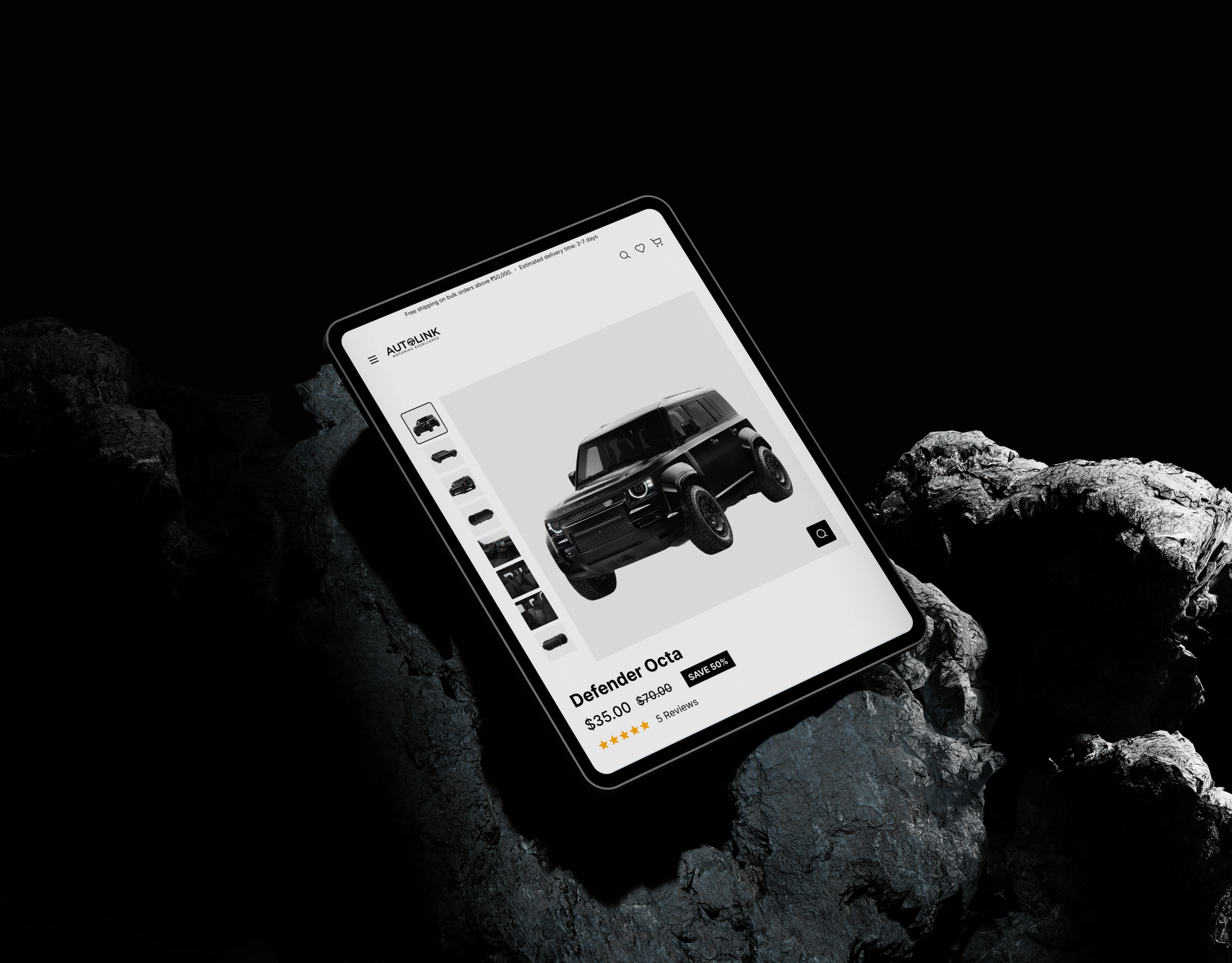 Autolink – Automotive E-Commerce Website by Redefine Solutions on Dribbble