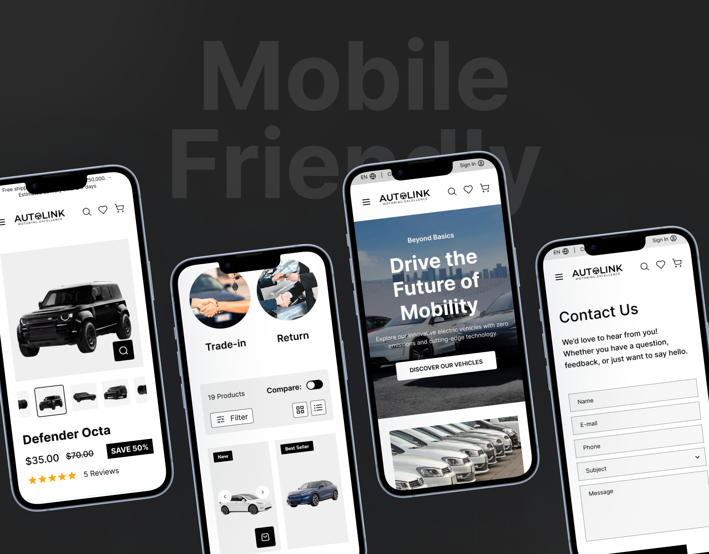 Autolink – Automotive E-Commerce Website by Redefine Solutions on Dribbble