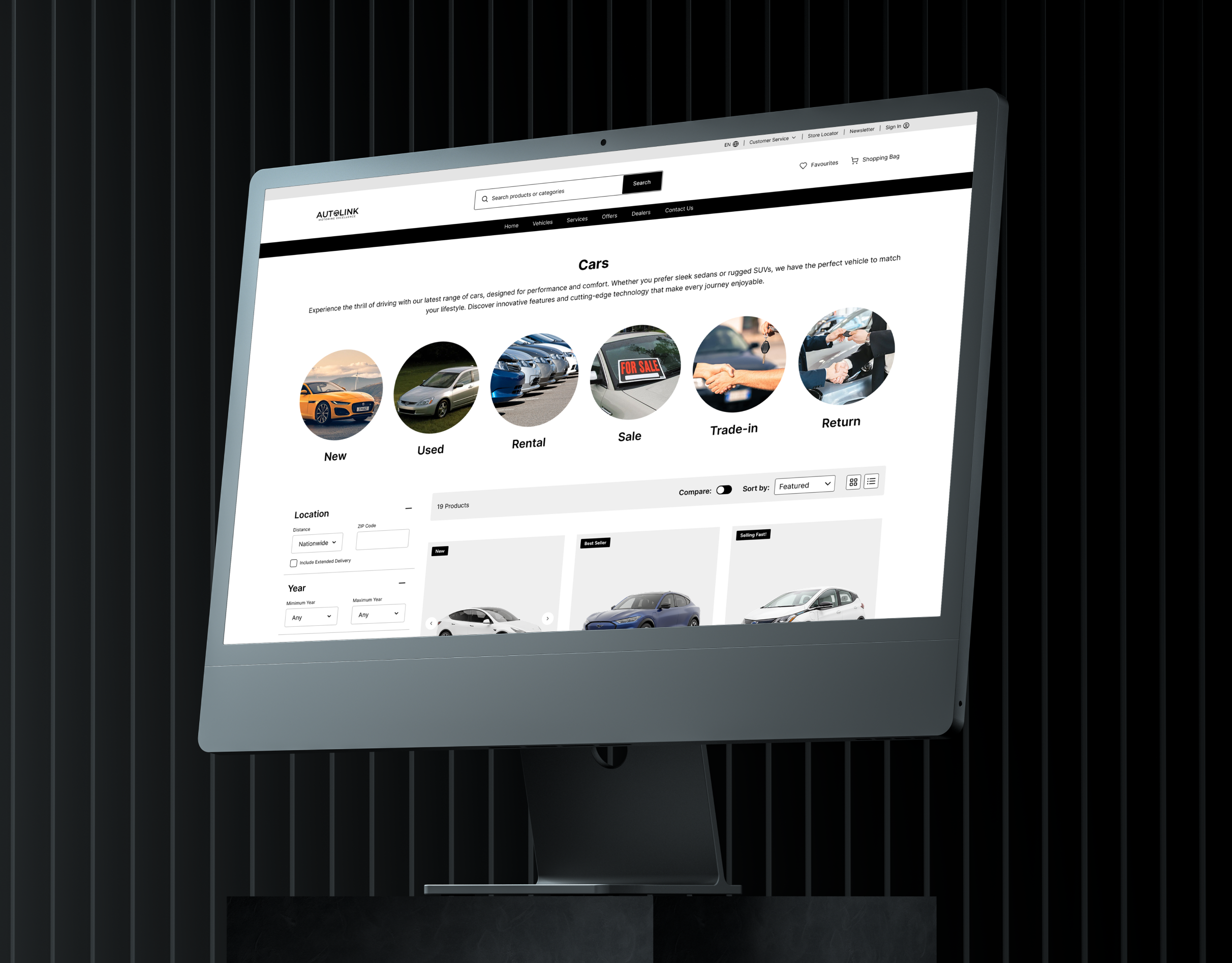 Autolink – Automotive E-Commerce Website by Redefine Solutions on Dribbble