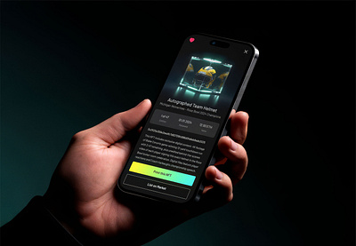 Cub3d: Physical-Digital Authentication Bridge 3d ui design app design authentication blockchain design collectibles dark ui e commerce design ios design mobile app design nft design physical digital premium ui product design sports memorabilia web3 design