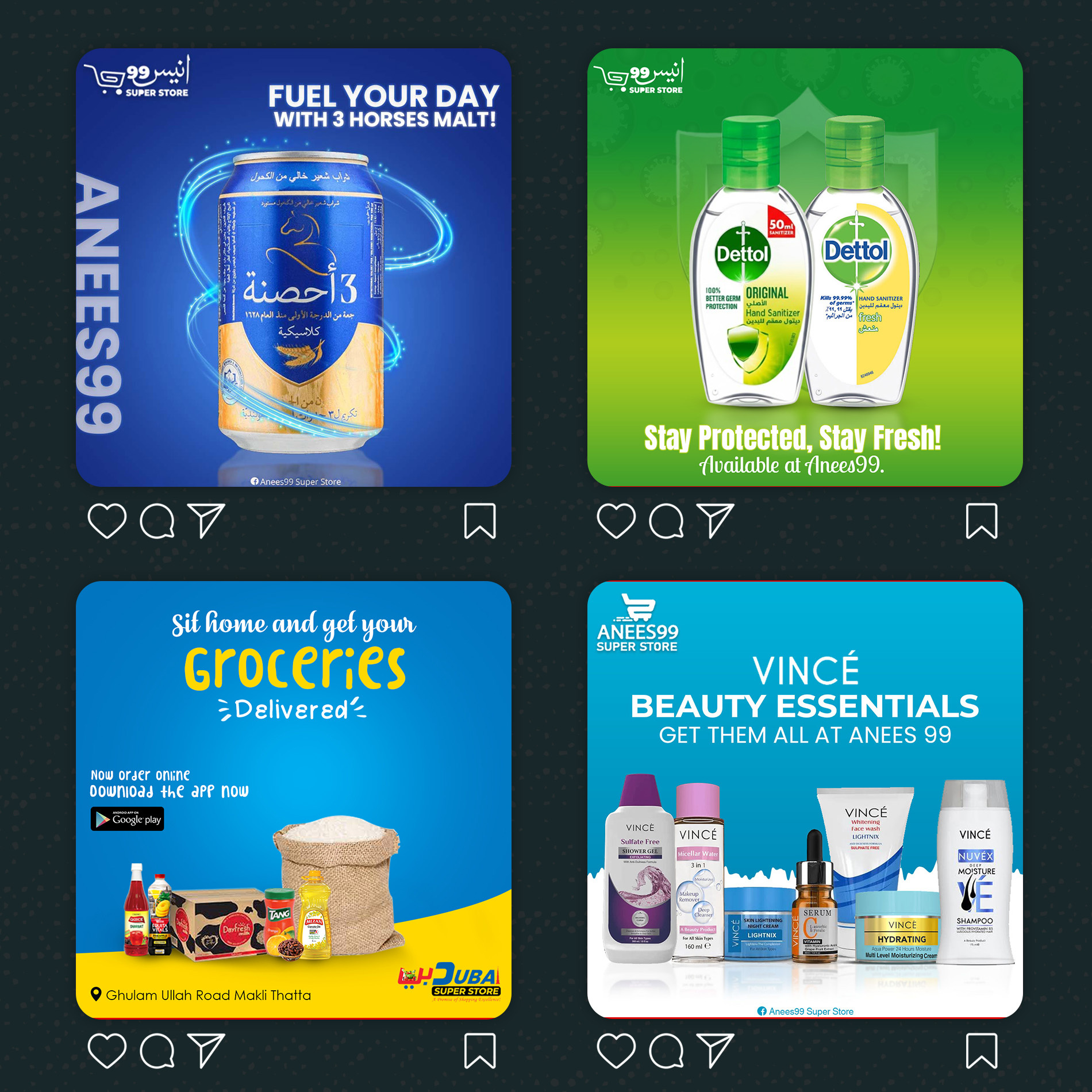 Social Media Posts Design branding graphic design