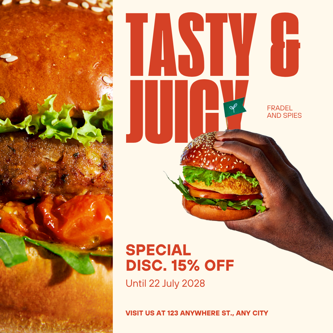 Burger Shop Promotion Poster