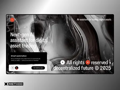 AI Trading Website Design ai assistant automation crypto design figma finance fintech hero page investment trading ui ux web app web3 website