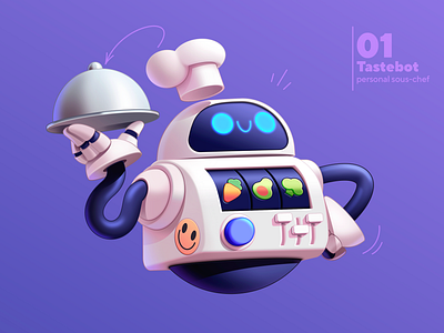 Character Illustration for Personal AI Sous-Chef art graphic design illustration
