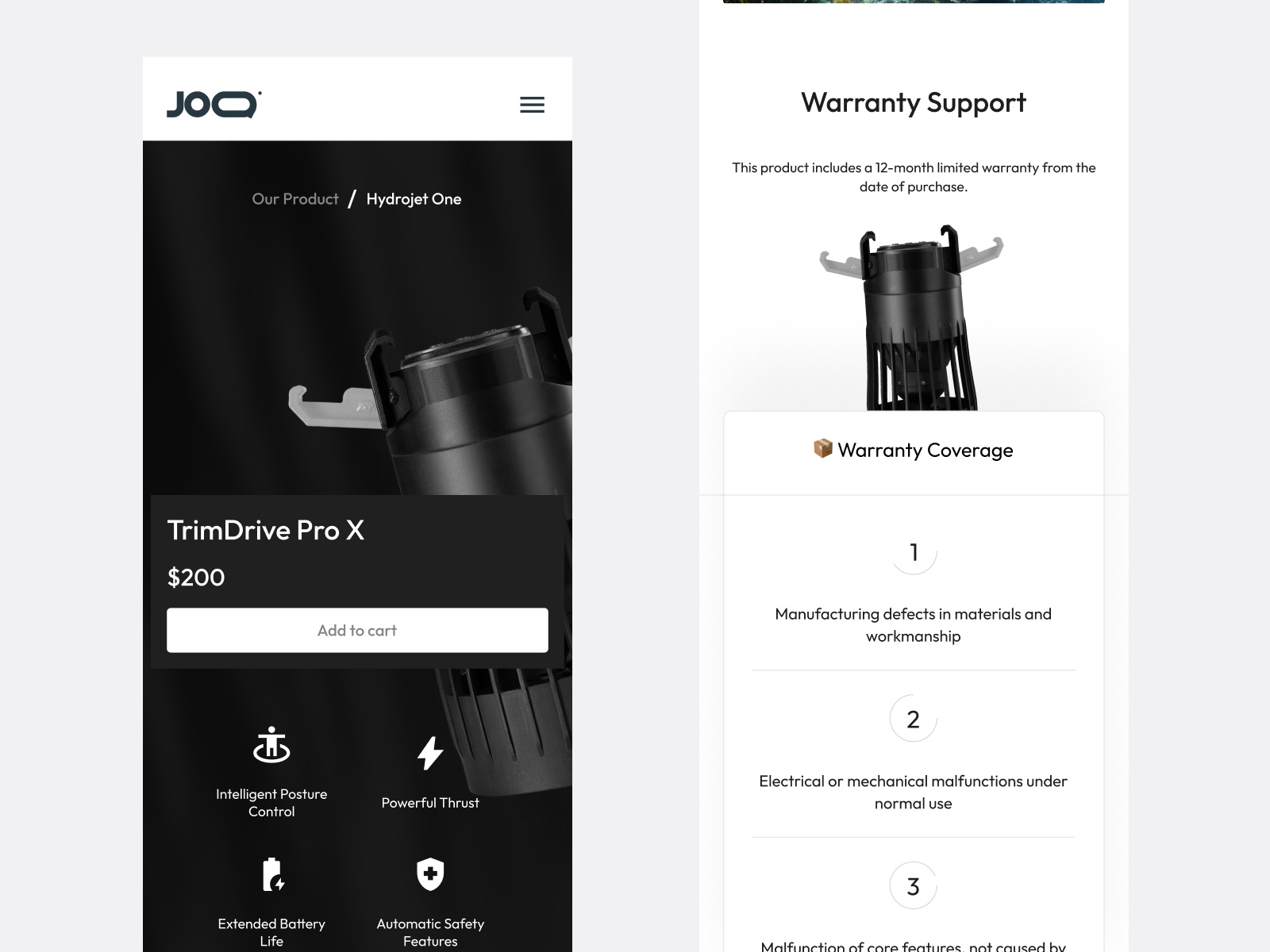 Product Details Page - Diving Ecommerce Website Responsive clean design diver diving ecommerce diving marketplace e commerce ecommerce interactive landing page market page marketplace mobile modern product details page product page responsive tools kit marketplace ui web website