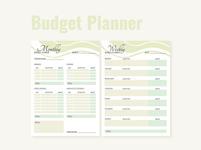 Budget planner budget planner debfree design finance flat graphic design illustration money personalfinance vector