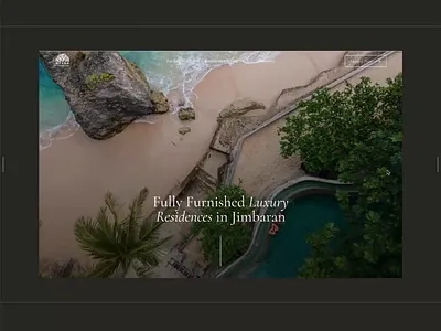 Ayana Residences — Website Animation animation elegant gallery hotel imagery landing page luxury mobile motion motion graphics resort responsive showreel slider typography ui uiux design villa web design website