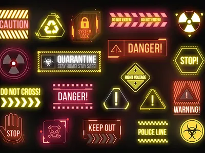 Cyberpunk Warning Signs