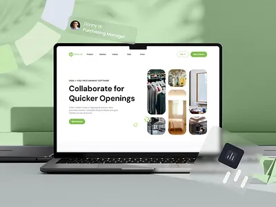 Landing Page animation benefits clean desktop green hero block homepage how it works interface landing light theme modern motion design product panding review saas testimonials uiux web design