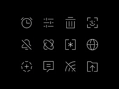 Orbix Icons | Iconography brand icons business icons clean icons dark mode icons face icon future icons icon icon design icon designer icon set icon system iconography icons identity icons line icons monoline icons orbit icon password icon trash vector icons