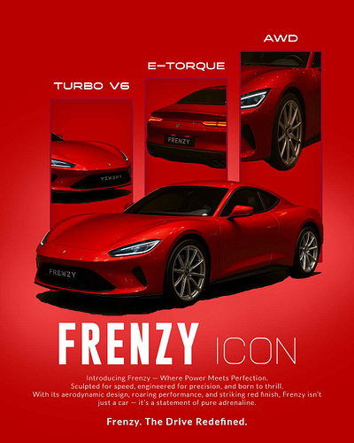 Luxury Car Poster car poster graphic design luxury car poster design sports car