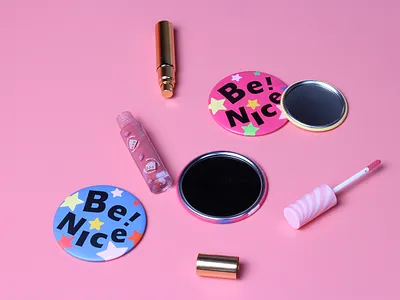 Mirror Badge Custom Full Colour mirror badges