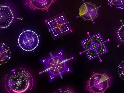 Cyberpunk Target Crosshairs