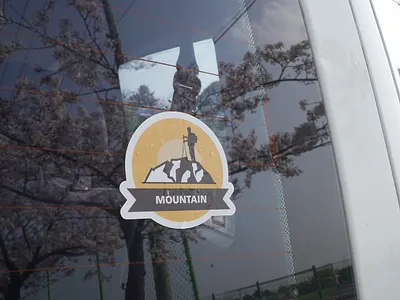 Waterproof Custom Vinyl Stickers - StickerDot NZ adventure branding car stickers custom stickers graphic design hiking illustration logo design nature outdoor sticker design sticker printing stickers travel vehicle graphics waterproof