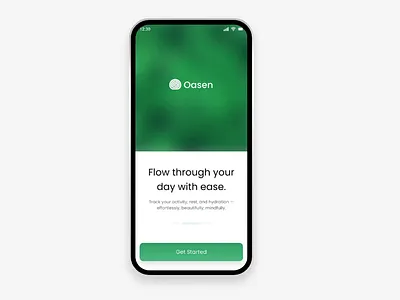 Oasen Mobile App — Interactive Prototype & Motion Design care data design health healthcare app healthy homepage ios ios app mobile app mobile design motion design onboarding prototype tracking ui uidesign uiux ux uxdesign