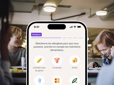 Food app app beige child eat food green mobile nude orange pink purple school studient tech teen ui ux violet