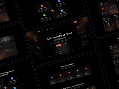 AI Powered Data Management ai agent ai landing page artificial intelligence cybersecurity interface landing page saas ui uiux uiux design web design website design