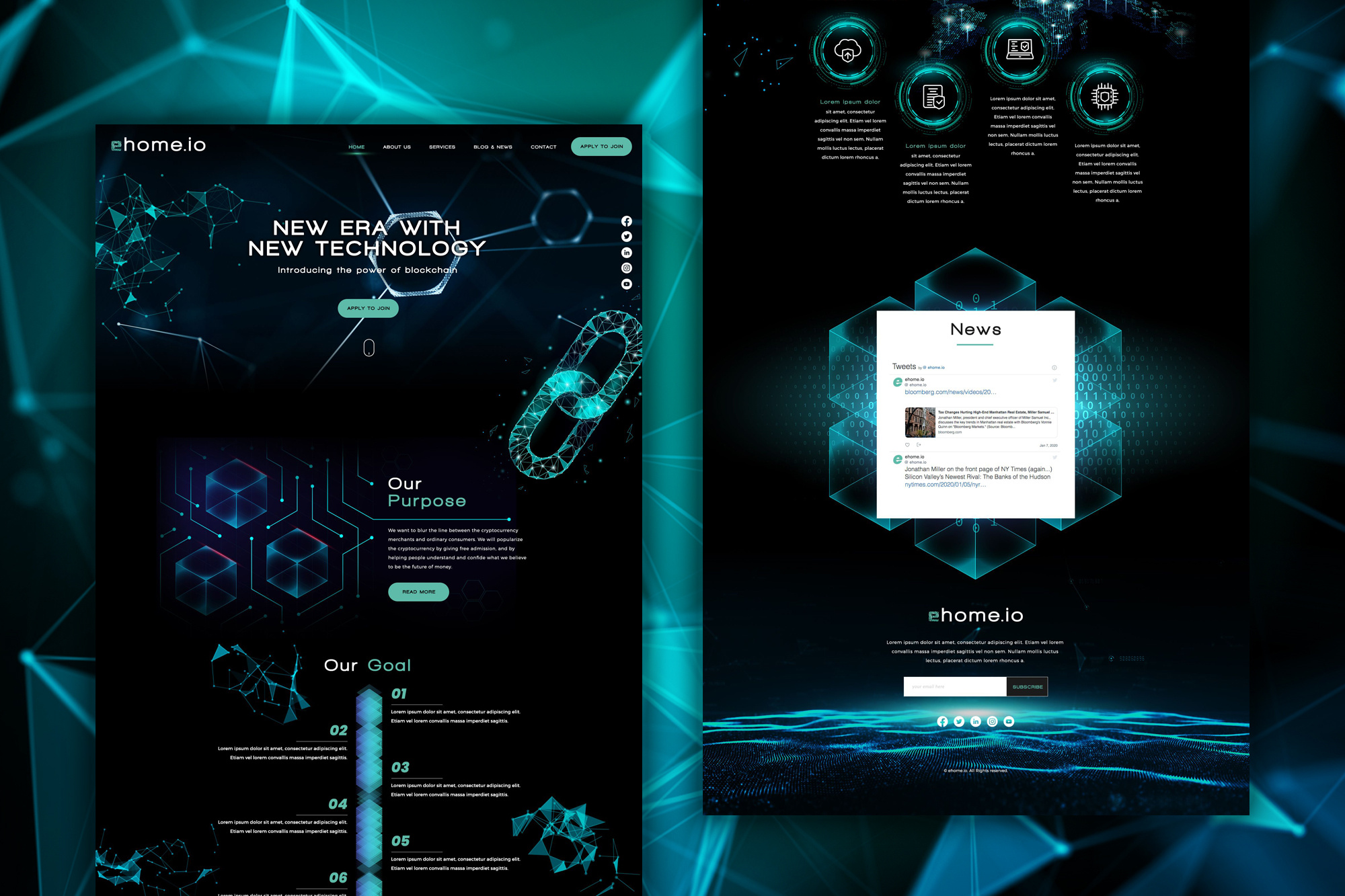 Blockchain Website Design bitcoin black blockchain clean creative crythocurrency cryto design digital graphic design landing page latest modern premium professional services technology website world coin