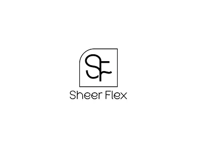 Sheer Flex – Elegant Fashion Identity brand identity branding creative logo design fashion branding graphic design illustration letter logo line art logo logo logo design logo designer luxury branding minimal logo minimalist logo monogram logo s sf logo text logo typography logo