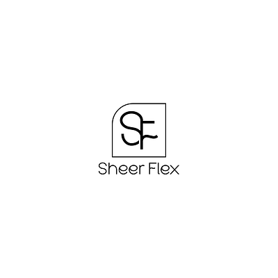 Sheer Flex – Elegant Fashion Identity brand identity branding creative logo design fashion branding graphic design illustration letter logo line art logo logo logo design logo designer luxury branding minimal logo minimalist logo monogram logo s sf logo text logo typography logo