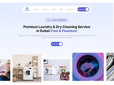 Laundry Website laundryweb ui uidesigner