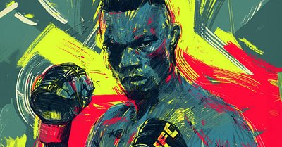 Punch and Knock Out brushes character cool illustration style cool vibes energy fighter fighters illustration illustrator people portrait portrait illustration power procreate punch ufc ufc fighter ufc illustrated ufc illustrations
