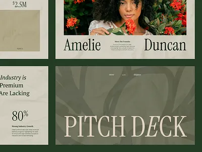 Vana – Yoga Studio & Wellness Pitch Deck Design aesthetic deck elegant flower holistic mind body mindful minimal nature pitch deck ppt practice presentation serif spiritual wellness yoga