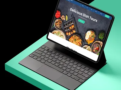 Restaurant Website Design best dishes branding clean delicious dish tours design dribbble best shot food food website global flavors landing page local food logo modern passionate popular restaurant restaurant websites trending uiux