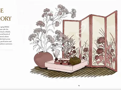 Henrike Lendowski for Hibiki Whisky animation conceptual illustration editorial illustration hibiki hibiki whisky illustration illustrationart illustrationartist illustrationzone illustrator incense whiskey whisky