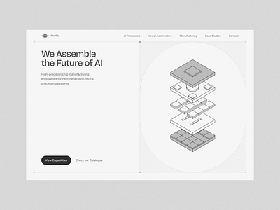 Isometric Hero Section Animated 3d design animation hero section isometric motion design ui ux web design