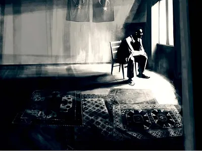 Danijel Žeželj for Harper's mag. art black and white china conceptual illustration digital art editorial illustration fine art harpers magazine illustration illustrationart illustrationartist illustrationzone illustrator ink painting political