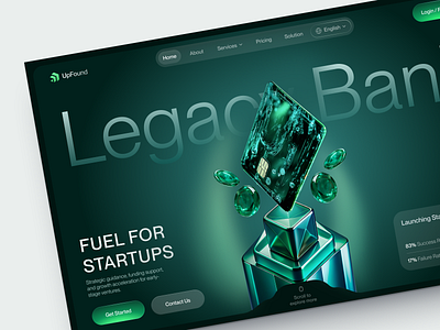 Web design for Fintech design interface platform product product design service startup ui uiux ux web website