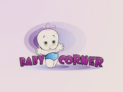 Baby Corner logo branding design graphic design logo typography vector