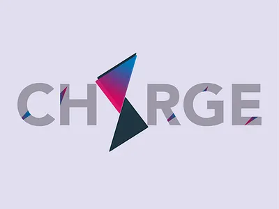 CHARGE logo branding graphic design logo typography vector