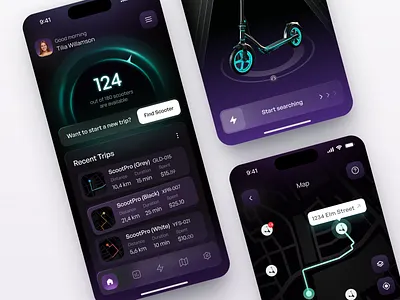 Mobile App for B2C / Urban Mobility app design application design design interface ios app design mobile app product service startup ui uiux ux