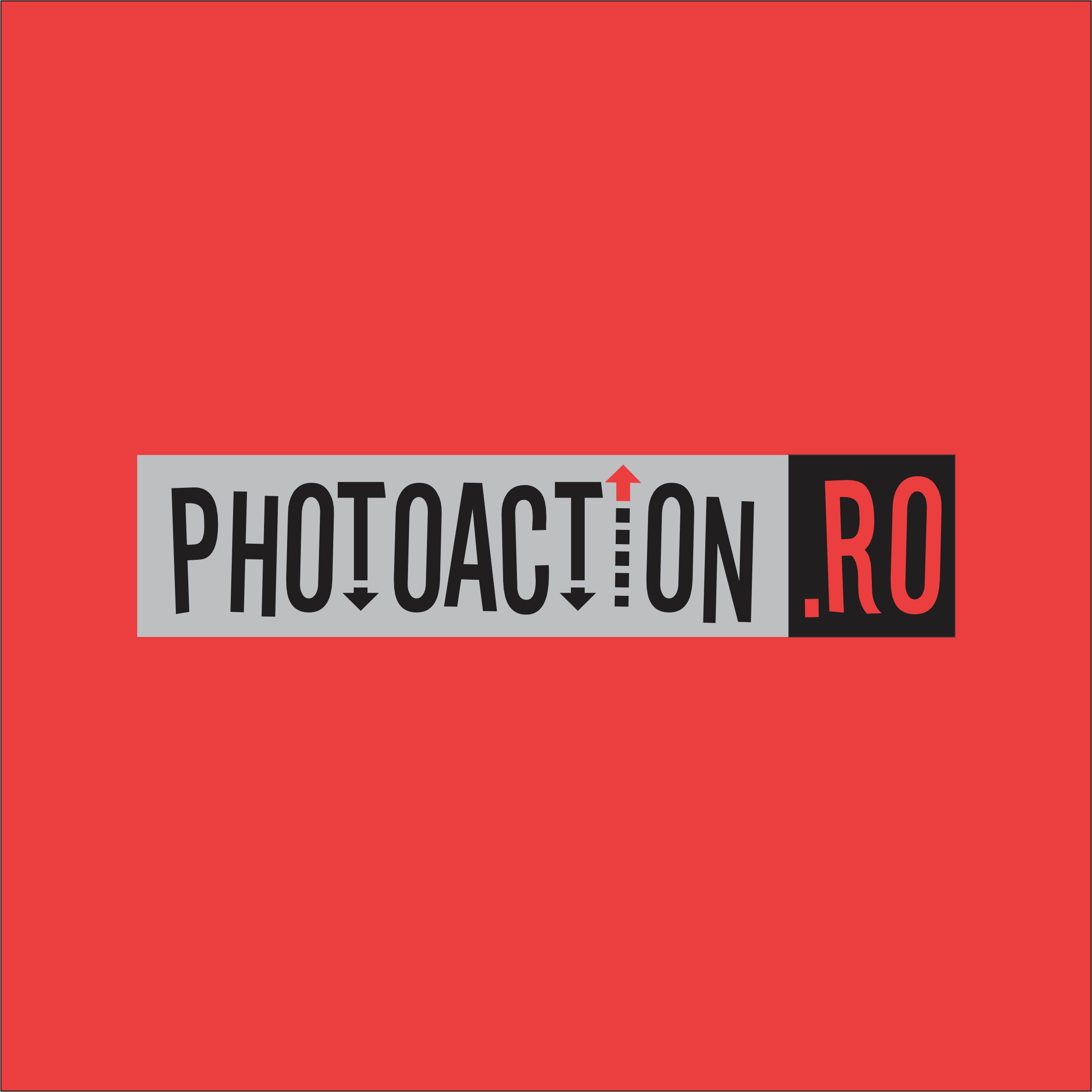 PHOTOACTION logo branding graphic design logo typography vector