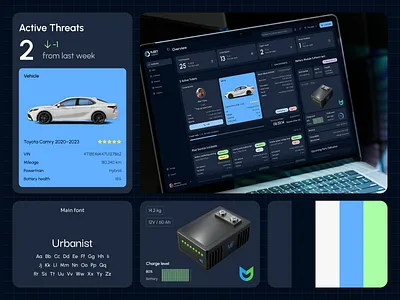 Fleet Support – Vehicle Service Management Platform branding cars dark theme design illustration logo management saas ui ux vehicles web website