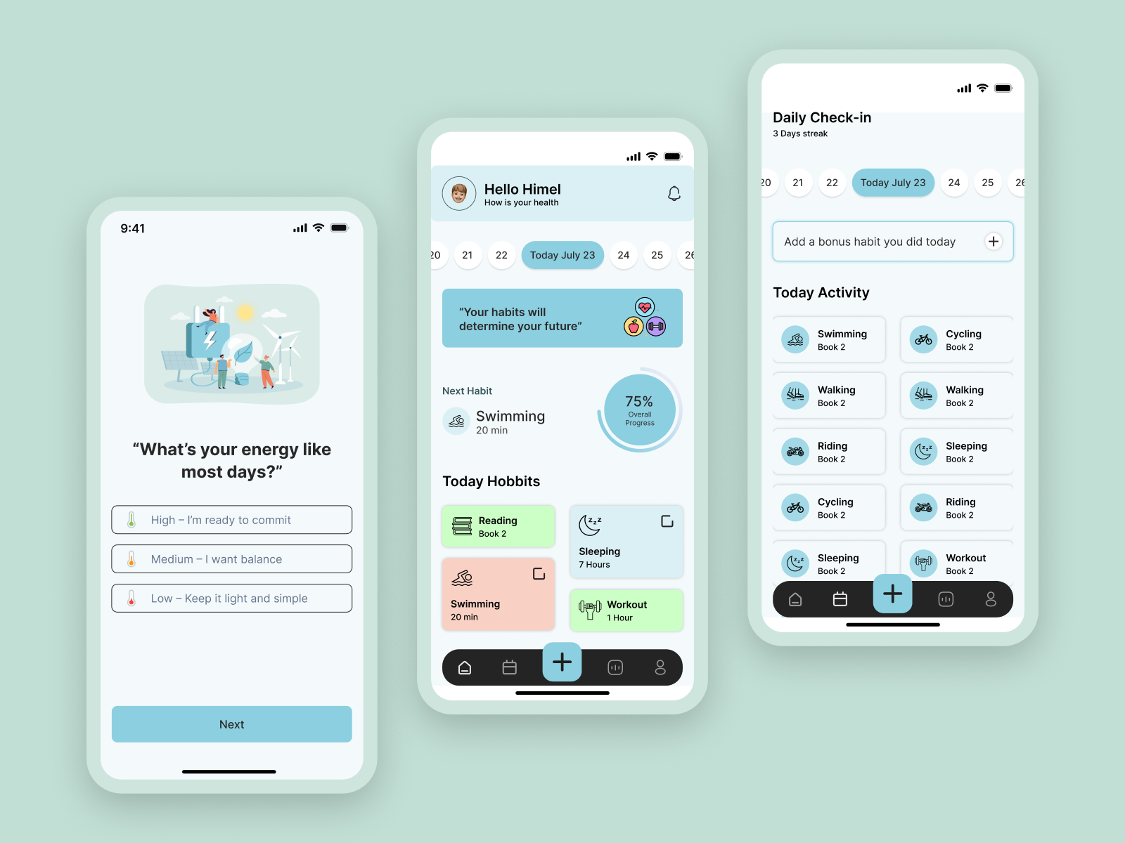 Task Management App UI app app design app redesign clean design design figma habbit change habbit change app habbit tracker management mobile app modern design modern looking new app task task management task management app ui ux