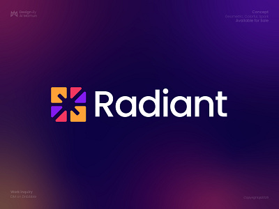 Spark, Geometric, Colorful Logo Concept abstract brand mark branding colorfull concept for sale geometric identity logo logo design logo designer logo icon logo mark marca modern logo spark symbol timeless