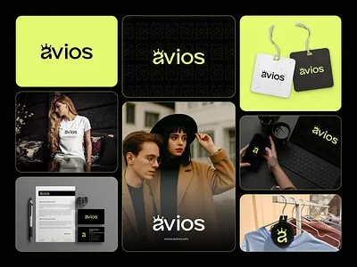 avios — Luxury Fashion Logo & Branding Kit Design a letter logo branding clothing logo fashion logo logo modern logo