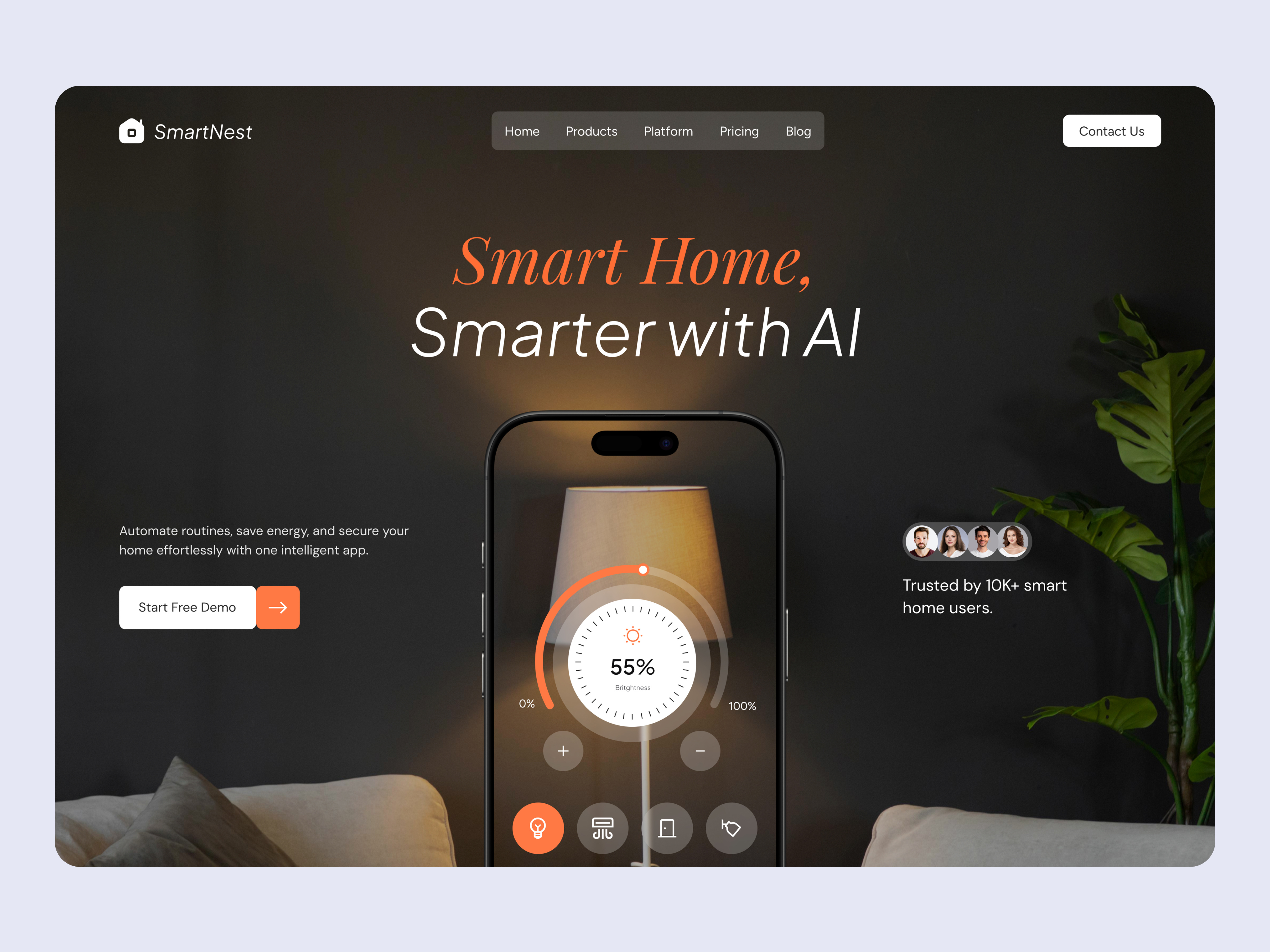 AI Smart Home Website Design ai platform website ai smart home landing page ai smart home website ai website design framer designer framer website design home automation iot website remote control smart device website smart home landing page smart home website ui design uiux design uiux designer ux design web design webflow designer webflow website design website design